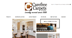 Desktop Screenshot of carefreecarpet.com